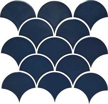 Фото Kotto Ceramica мозаика Scales SC 6008 A+B Steel Blue 27.5x28.5