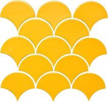 Фото Kotto Ceramica мозаика Scales SC 6025 A+B Dark Yellow 27.5x28.5