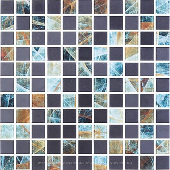 Фото Kotto Ceramica мозаика GMP 0825045 C2 Print 42/Black Mat 30x30