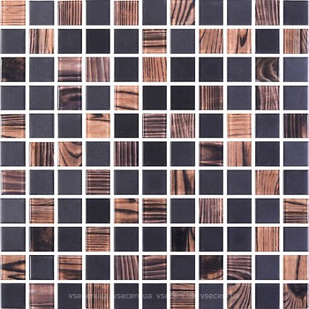 Фото Kotto Ceramica мозаика GMP 0825050 C2 Print 46/Black Mat 30x30