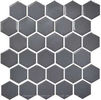 Фото Kotto Ceramica мозаика Hexagon H 6003 Grey Shedol 29.5x29.5