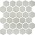 Фото Kotto Ceramica мозаика Hexagon H 6014 Light Grey 29.5x29.5