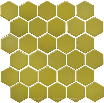 Фото Kotto Ceramica мозаика Hexagon H 6016 Olive 29.5x29.5