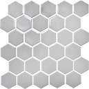 Фото Kotto Ceramica мозаика Hexagon H 6019 Silver 29.5x29.5