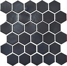 Фото Kotto Ceramica мозаика Hexagon H 6022 Grafit Black 29.5x29.5