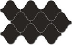 Фото Equipe Ceramicas мозаика Scale Mosaic Alhambra Black 27x43