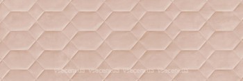 Фото Ragno ceramica плитка настенная Resina Bee 3D Struttura Rosa Rettificato 40x120 (R79P)