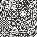 Фото Ragno ceramica декор Contrasti Decoro Antracite Mix 20x20 (R7GZ)