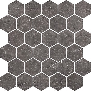Фото Nowa Gala мозаика Imperial Graphite Mozaika Hexagon IG 13 Poler 27x27