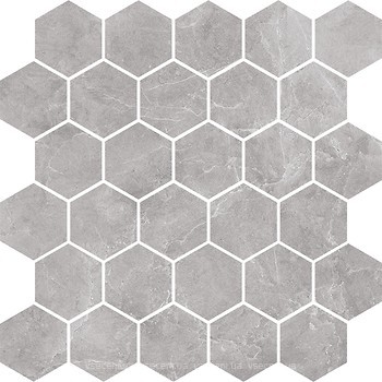 Фото Nowa Gala мозаика Silver Grey Mozaika Hexagon SY 12 Poler 27x27