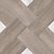 Фото Golden Tile декор Marmo Wood Cross темно-бежевый 40x40 (4VН870)