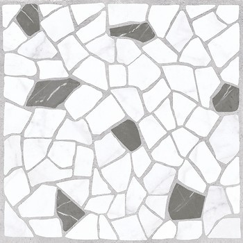 Фото Golden Tile плитка мозаичная Mosaic Stone белая 30x30 (8F0740)