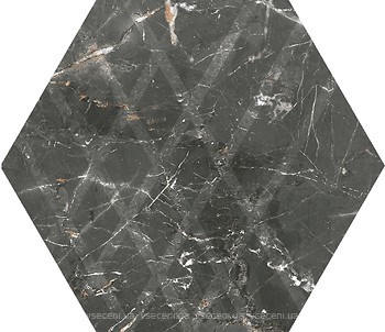 Фото Ceramika Paradyz плитка Marvelstone Heksagon Grey Mat 17.1x19.8