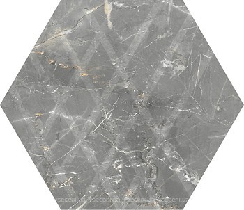 Фото Ceramika Paradyz плитка Marvelstone Heksagon Light Grey Mat 17.1x19.8