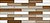 Фото Inter Cerama плитка мозаичная Vitro коричневая 23x50 (2350220032)