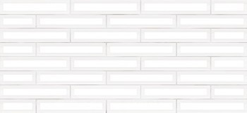 Фото Inter Cerama плитка мозаичная Vitro белая 23x50 (2350220061)