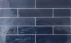 Фото Equipe Ceramicas плитка настенная Tribeca Blue Note 6x24.6 (26879)