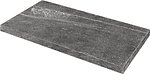 Фото Zeus Ceramica ступень угловая с капиносом Kalakito Black правая 34.5x60 (SZRXKA9BRR2)
