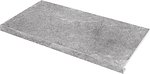 Фото Zeus Ceramica ступень угловая с капиносом Kalakito Grey левая 34.5x60 (SZRXKA8BRR1)