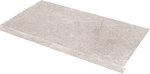 Фото Zeus Ceramica ступень угловая с капиносом Kalakito Ivory левая 34.5x60 (SZRXKA1BRR1)