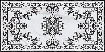 Фото Kerama Marazzi декор Монте Тиберио белый лаппатированный 119.5x238.5 (SG591702R)