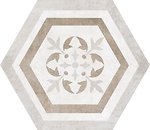 Фото Pamesa плитка Atrium Alpha Hexagonos Mix Beige 25.8x29