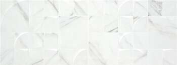 Фото Keratile плитка настенная Aston Qube White Mt 33.3x90