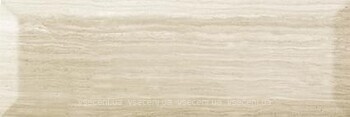 Фото Monopole Ceramica плитка настенная Creta Crema Brillo Bisel Eur87 10x30