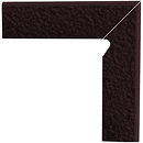 Фото Ceramika Paradyz цоколь Natural Cokol Duro Brown 8.1x30 правый