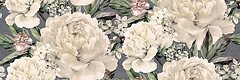 Фото Cersanit плитка настенная Gracia Grey Flower Satin 20x60
