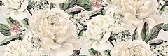 Фото Cersanit плитка настенная Gracia White Flower Satin 20x60