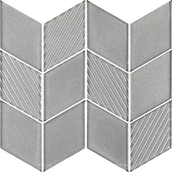 Фото Ceramika Paradyz декор Uniwersalne Szklana Silver Romb Mat 20.5x23.8