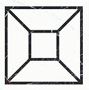 Фото Aparici декор Apuane White Centro Pulido 89.5x89.5