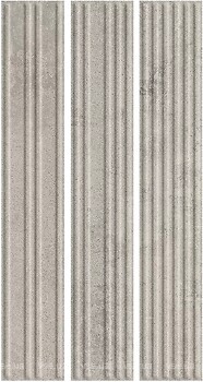 Фото Ceramika Paradyz плитка Carrizo Grey Struktura Stripes Mix Mat 6.6x40