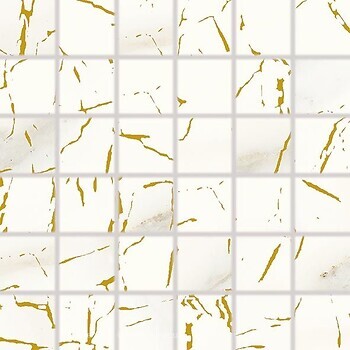 Фото Rako мозаика Cava White Gold Glossy 30x30 (Wdm05831)