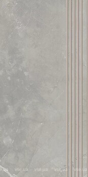 Фото Ceramika Paradyz ступень простая Ritual Light Grey Stopnica Prosta Rekt Mat 30x60