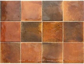 Фото Equipe Ceramicas плитка Hanoi Burnt Red 10x10 (30018)