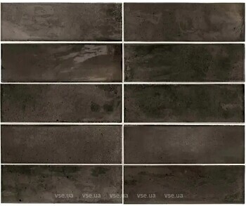 Фото Equipe Ceramicas плитка Hanoi Black Ash 6.5x20 (30031)