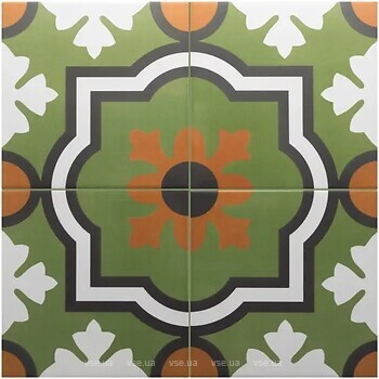 Фото Equipe Ceramicas декор Rivoli Decors Monaco Verde 20x20 (30711)