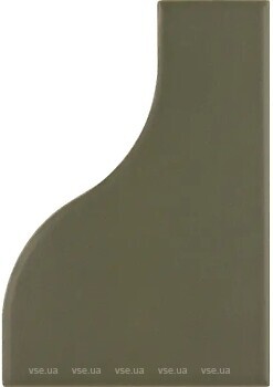 Фото Equipe Ceramicas плитка настенная Curve Green Matt 8.3x12 (28862)