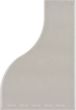 Фото Equipe Ceramicas плитка настенная Curve Grey Glossy 8.3x12 (28845)