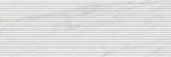 Фото Marazzi плитка настенная Marbleplay White Struttura 3D Ret 30x90 (M4P2)