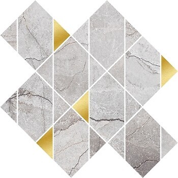 Фото Opoczno мозаика Stone Hills Grey Mosaic Glossy 30x30