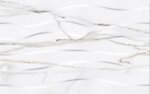 Фото Golden Tile плитка настенная Sanremo Wave белый 25x40 (S70161)