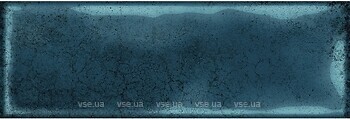 Фото Golden Tile плитка настенная Vintage синий 10x30 (VGM061)