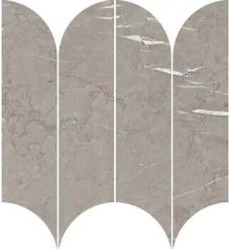 Фото Ragno ceramica мозаика Incanto Mosaico Ventaglio Velvet Taupe 28x31 (Ranr)