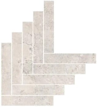 Фото Ragno ceramica мозаика Kalkstone Mosaico Freccia White 44x61 (Rant)