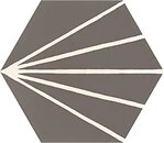 Фото Ragno ceramica декор Stratford Decoro Tratto Dark Grey 18.2x21 (R8Yr)