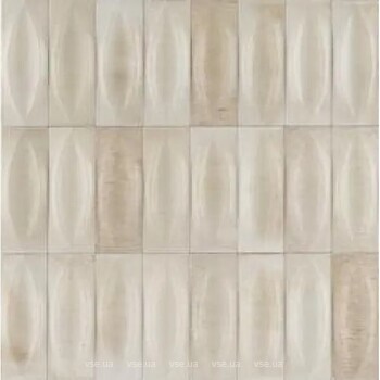 Фото Ragno ceramica плитка настенная Gleeze Beige Struttura Eye 3D 7.5x20 (R8Hg)