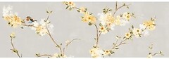 Фото Ragno ceramica декор Mixed Decoro Fiore Di Pesco Bianco 40x120 (Ra1j)